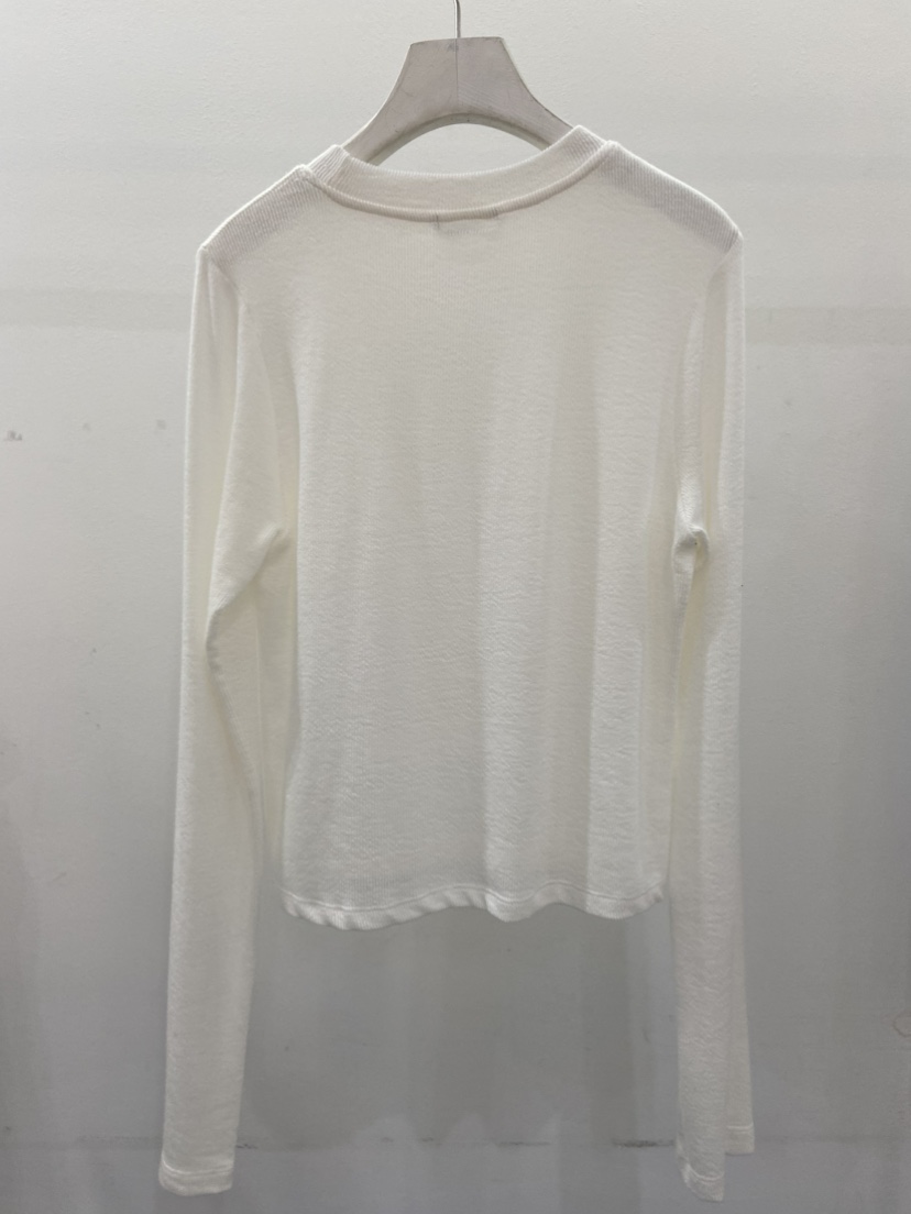 VISUAL SPACE/PAGE92/FLEISCHER東大門直郵女士新品休閑長袖T恤羅紋VISUAL SPACE/PAGE92/FLEISCHER長袖T恤