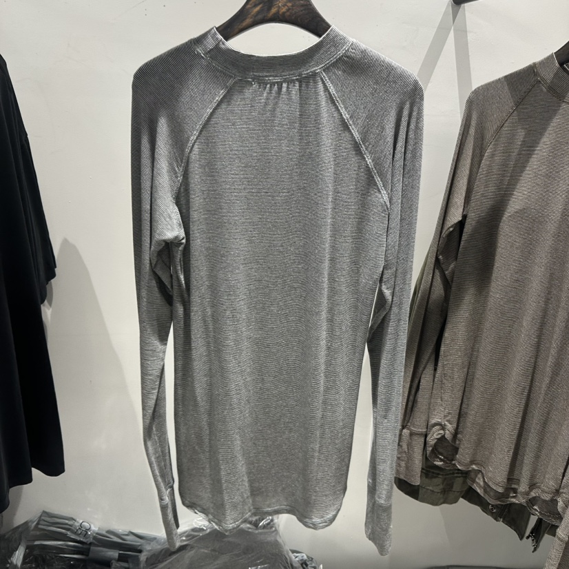 JANE BIRKIN東大門代購女裝新品熱賣時尚長袖T恤插肩條紋JANE BIRKIN設計師品牌長袖T恤