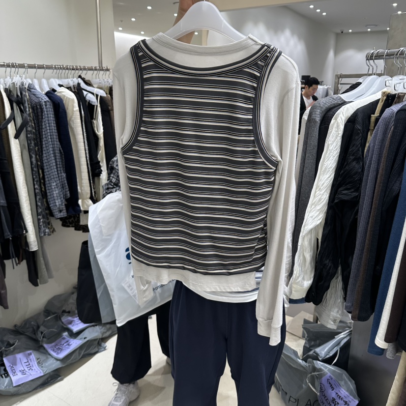 BENE東大門實拍女士新款人氣時尚真品休閑推薦熱賣長袖T恤SHOP BENE_Bene長袖T恤