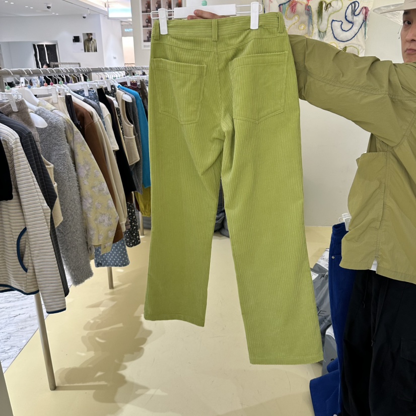 PANTRY HAUS韓國直郵女士新品熱賣推薦休閑褲燈芯絨復古PANTRY HAUS休閑褲
