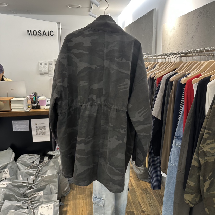 MOSAIC東大門代購女士新款熱賣時尚推薦真品休閑夾克迷彩MOSAIC夾克