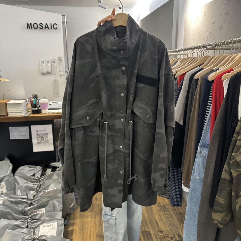 MOSAIC東大門代購女士新款熱賣時尚推薦真品休閑夾克迷彩MOSAIC夾克圖色2