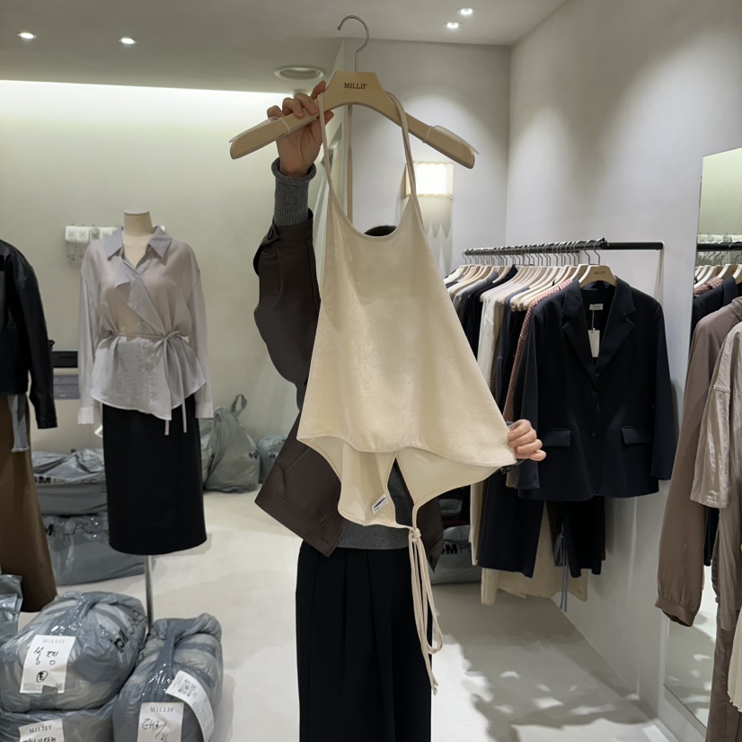 MILLIF韓國直郵女士新款推薦時尚真品休閑熱賣人氣吊帶背心MILLIF吊帶/背心圖色1