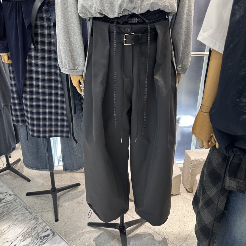 HERTZ-P東大門實拍女裝新款時尚真品休閑休閑褲不含腰帶HERTZ-P休閑褲圖色2深灰色