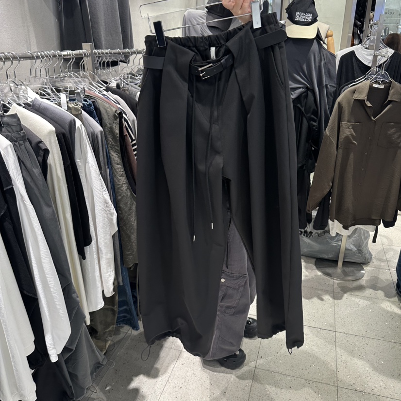 HERTZ-P東大門實拍女裝新款時尚真品休閑休閑褲不含腰帶HERTZ-P休閑褲圖色3黑色