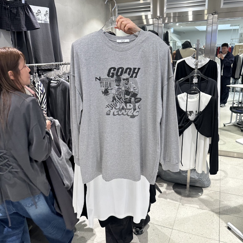 HERTZ-P東大門代購女士新品熱賣人氣時尚休閑真品長袖T恤HERTZ-P長袖T恤圖色2