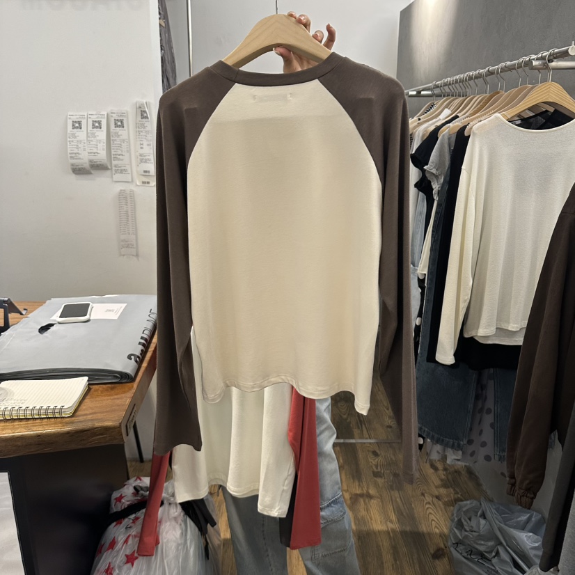 MOSAIC東大門代購女裝新品推薦時尚休閑熱賣人氣真品長袖T恤MOSAIC長袖T恤