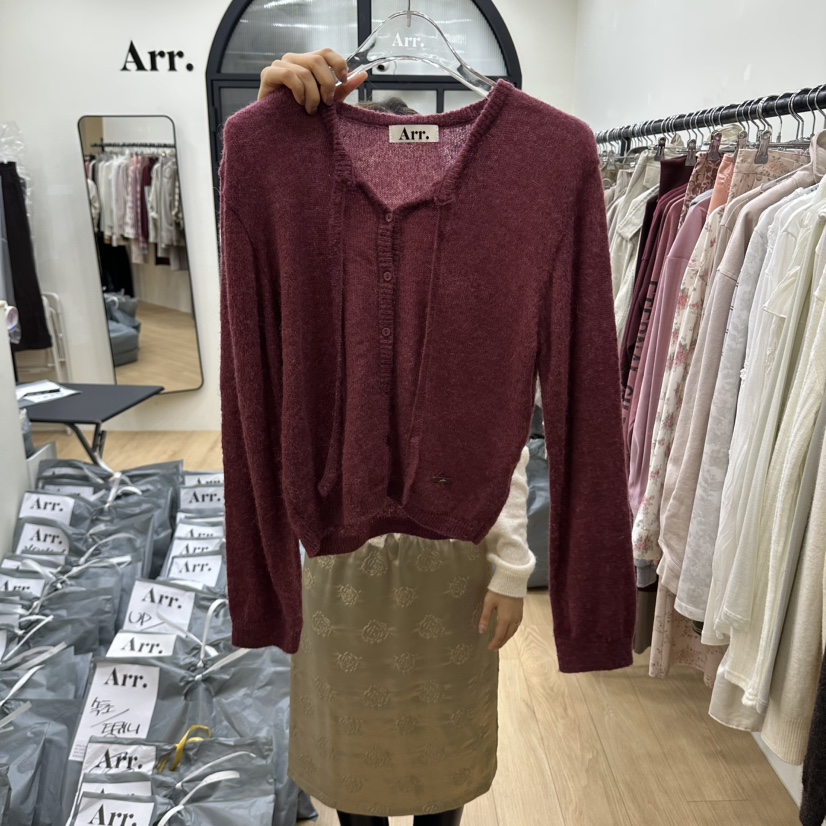 ARR東大門實拍女裝新品人氣熱賣推薦真品開衫不含內搭開衫ARR開衫圖色2