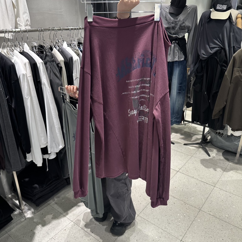 HERTZ-P韓國直郵女裝新品熱賣時尚真品人氣休閑推薦長袖T恤HERTZ-P長袖T恤圖色3