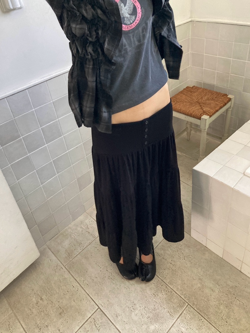 MORE THAN-P東大門實拍女裝新品時尚人氣熱賣真品休閑長裙MORE THAN長裙