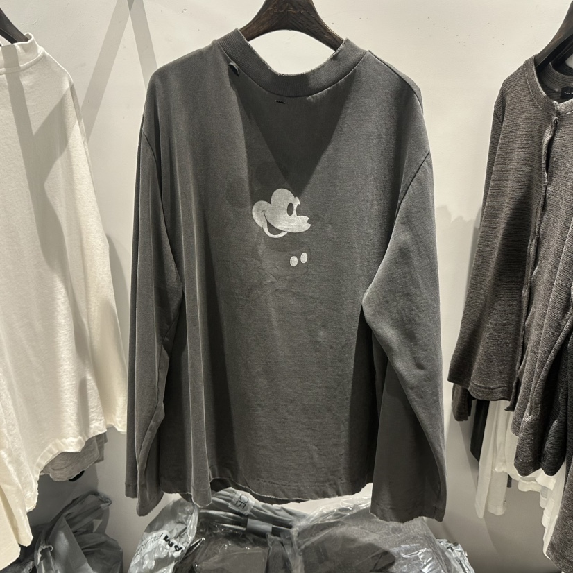 JANE BIRKIN韓國直郵女士新款熱賣休閑推薦時尚長袖T恤米奇JANE BIRKIN設計師品牌長袖T恤圖色3