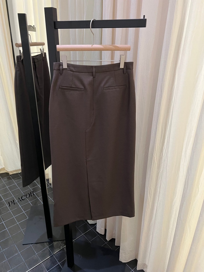 REGULARLY/PLACOR韓國代購女裝新品休閑時尚真品長裙粗羊毛REGULARLY/PLACOR長裙