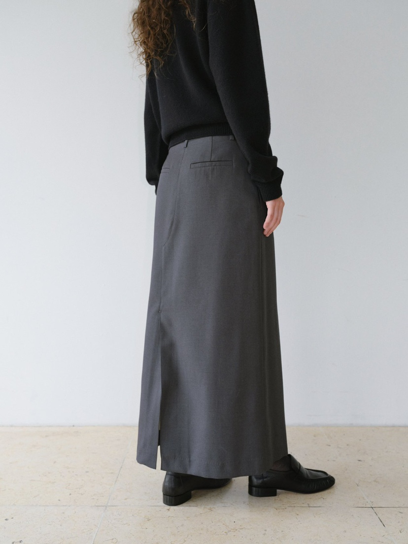 REGULARLY/PLACOR韓國代購女裝新品休閑時尚真品長裙粗羊毛REGULARLY/PLACOR長裙