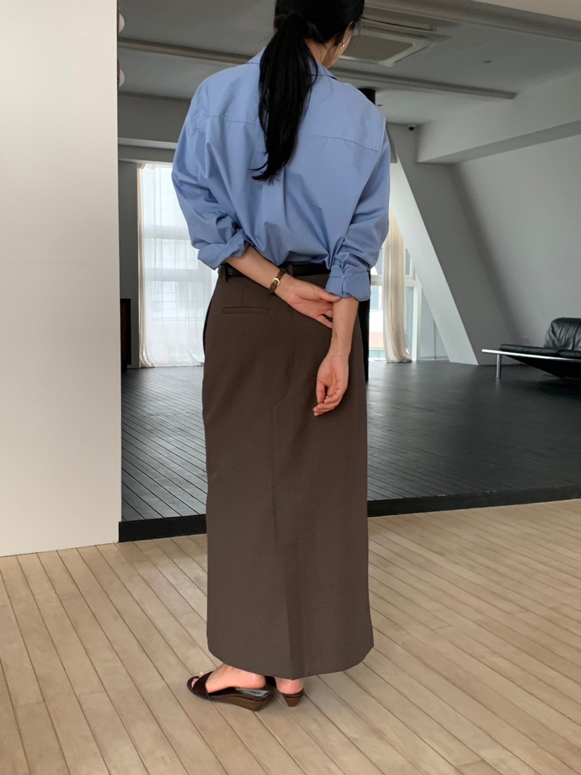 REGULARLY/PLACOR韓國代購女裝新品休閑時尚真品長裙粗羊毛REGULARLY/PLACOR長裙