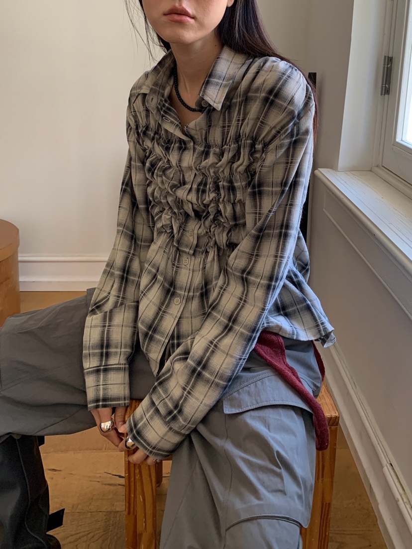 MORE THAN-P東大門代購女裝新款熱賣真品人氣襯衫蕾絲衫MORE THAN襯衫/蕾絲衫