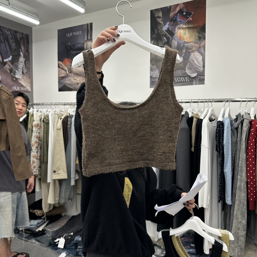 OURWAVE/OUR ROOM東大門實拍女士新品真品休閑吊帶背心OURWAVE/OUR ROOM吊帶/背心圖色2