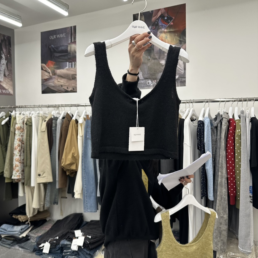 OURWAVE/OUR ROOM東大門實拍女士新品真品休閑吊帶背心OURWAVE/OUR ROOM吊帶/背心圖色3