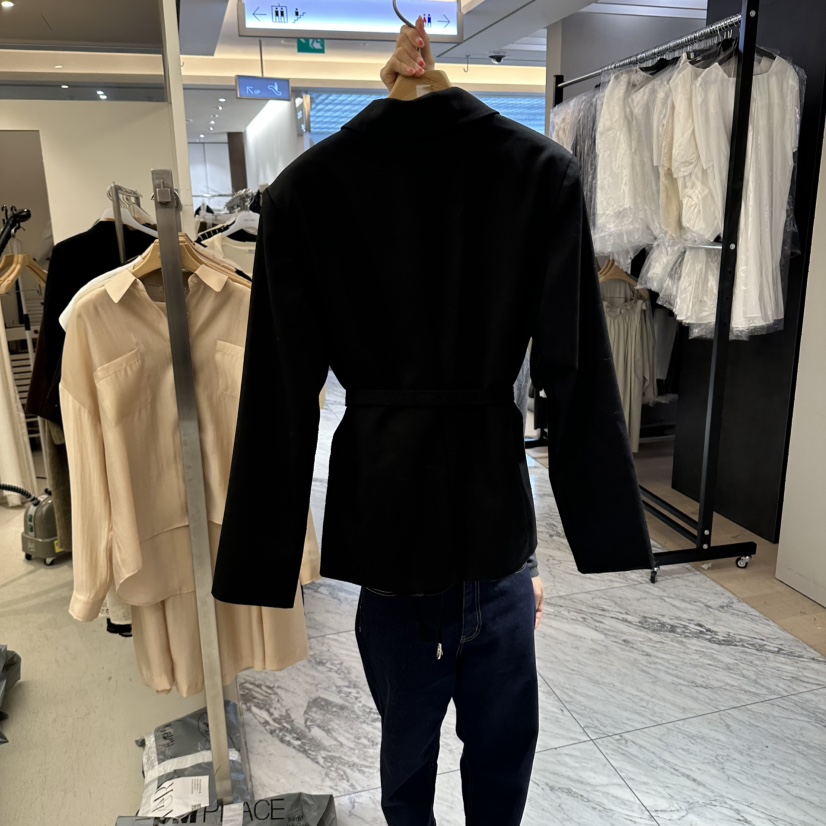 MER東大門代購女士新款推薦時尚休閑人氣真品熱賣夾克含腰帶MER/ANGELO BIANCO夾克