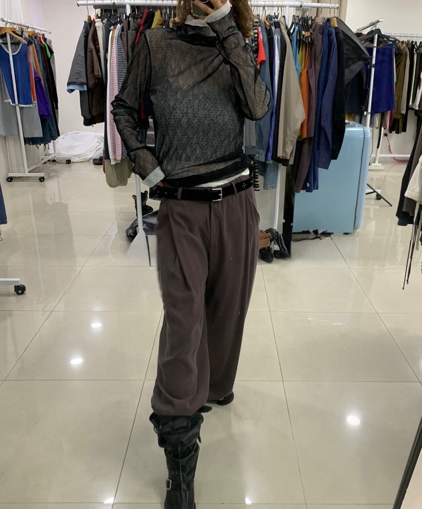 PARIS MATCH韓國直郵女裝新品人氣熱賣休閑時尚推薦長袖T恤PARIS MATCH長袖T恤圖色4