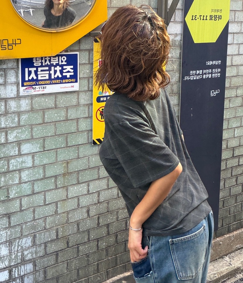 PARIS MATCH東大門代購女士新品時尚休閑人氣T恤天鵝絨格子PARIS MATCHT恤