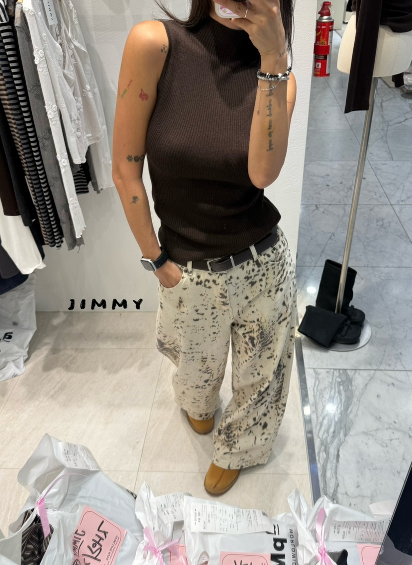 JIMMY東大門代購女裝新品推薦真品人氣熱賣時尚吊帶背心高領JIMMY/REMAKE吊帶/背心