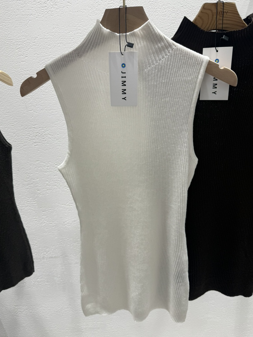 JIMMY東大門代購女裝新品推薦真品人氣熱賣時尚吊帶背心高領JIMMY/REMAKE吊帶/背心圖色2