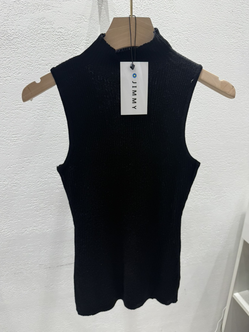 JIMMY東大門代購女裝新品推薦真品人氣熱賣時尚吊帶背心高領JIMMY/REMAKE吊帶/背心圖色4
