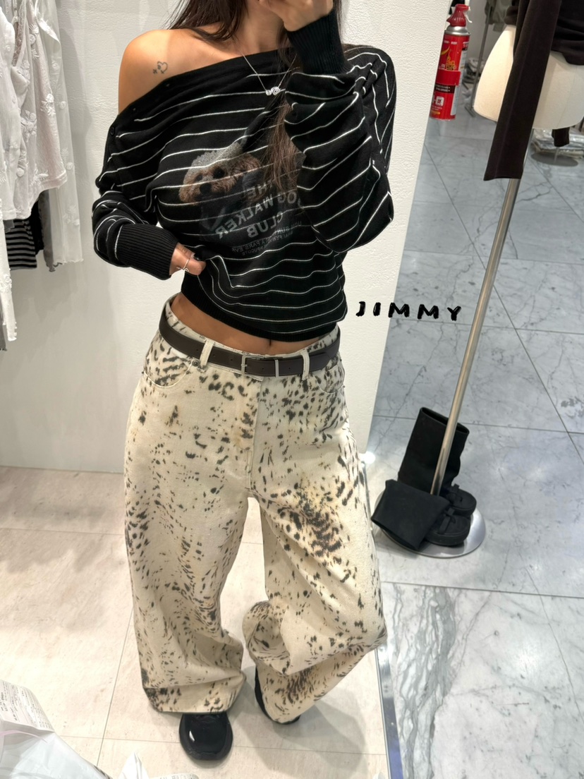 JIMMY韓國代購女士新品人氣熱賣真品休閑時尚推薦針織衫JIMMY/REMAKE針織衫