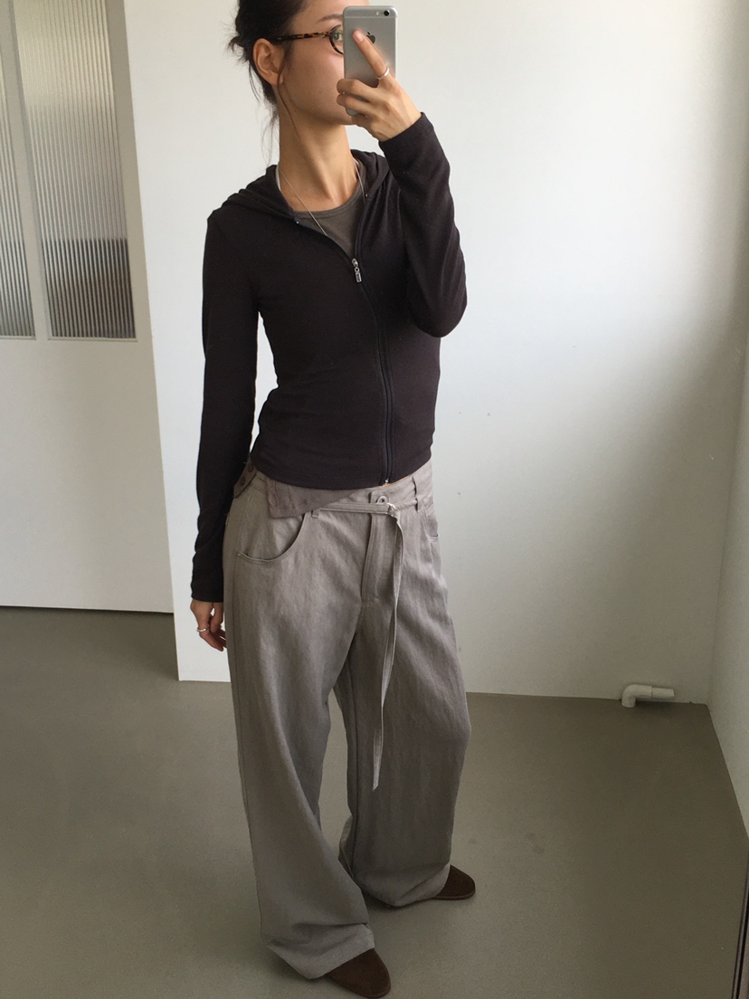 KARE/WEREPIECE韓國代購女士新款休閑時尚長袖T恤柔軟兜帽KARE/WEREPIECE長袖T恤