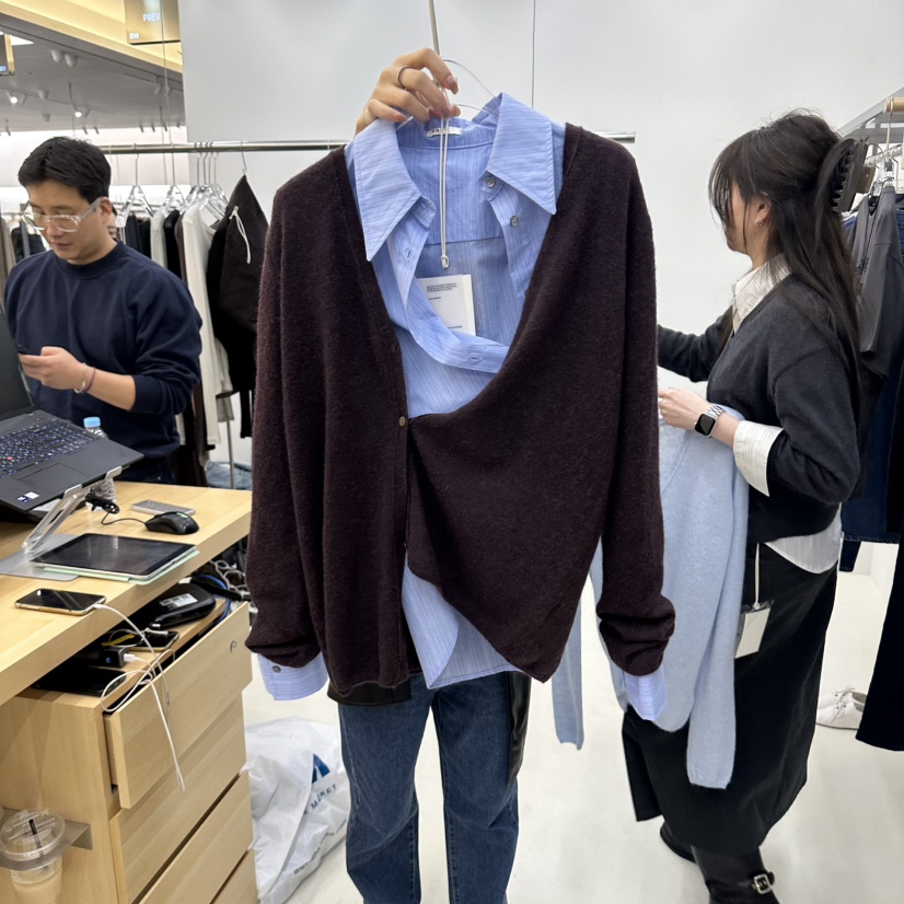 PREV.韓國直郵女裝新品休閑時尚真品人氣針織衫不含內搭PREV.針織衫圖色3