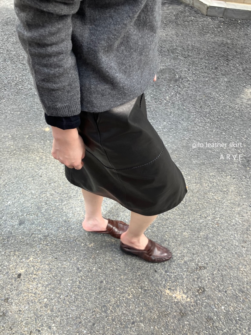 ARVE東大門代購女士新品推薦真品人氣時尚半身裙中短裙皮革ARVE半身裙/中短裙