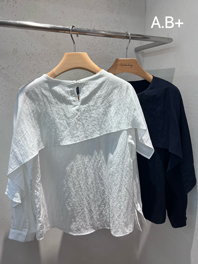 AUTUMN BEIGE東大門代購女士新款人氣熱賣休閑襯衫蕾絲衫A.b+/AUTUMN BEIGE襯衫/蕾絲衫