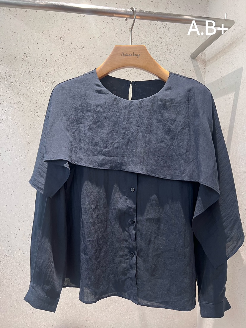 AUTUMN BEIGE東大門代購女士新款人氣熱賣休閑襯衫蕾絲衫A.b+/AUTUMN BEIGE襯衫/蕾絲衫圖色2
