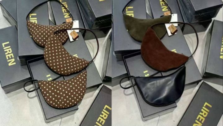 TROUVAILLE東大門代購女裝新品真品單肩斜跨包荷葉邊絨面革牛皮TROUVAILLE單肩/斜跨包