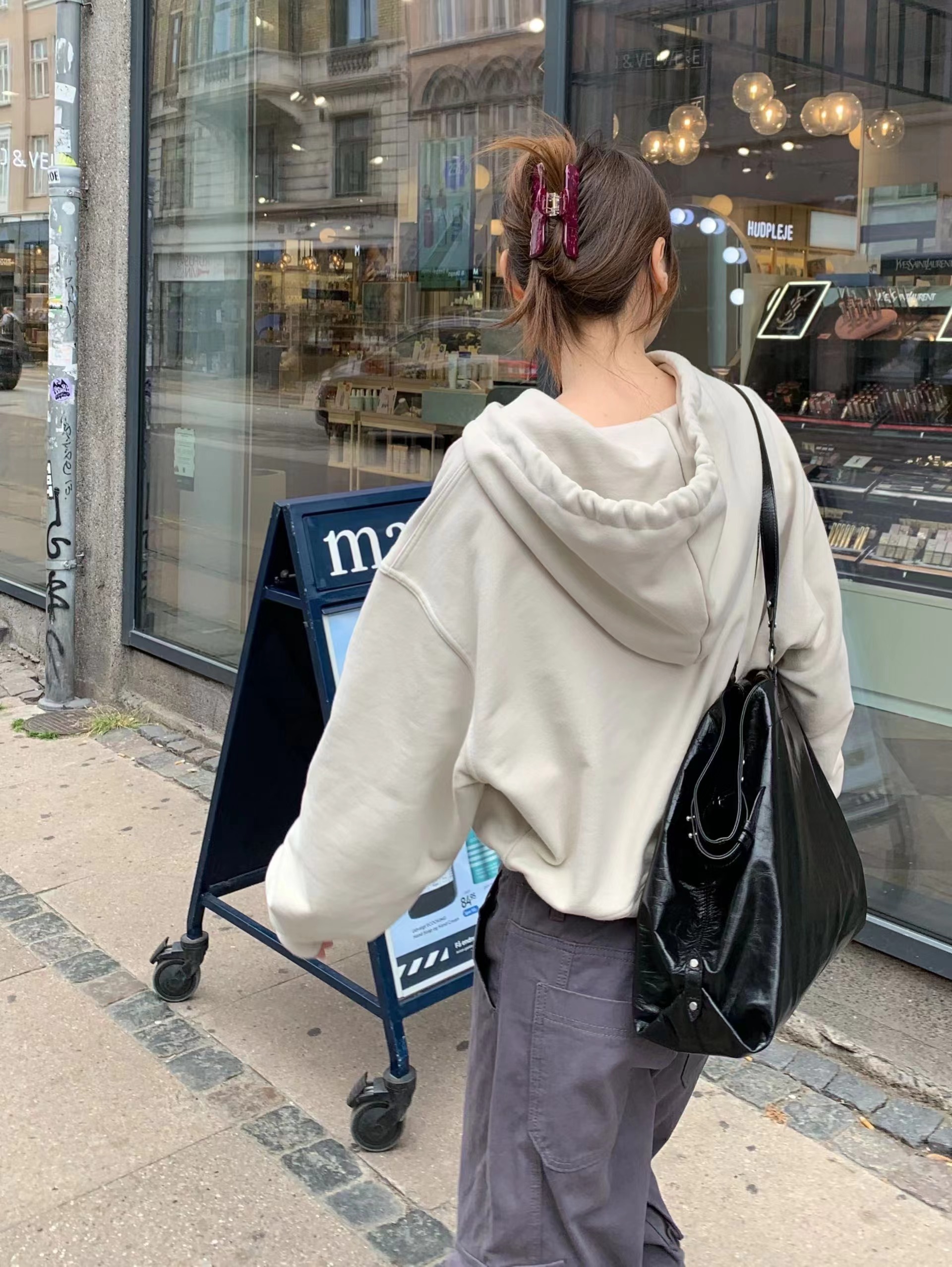 WEARRAW/WELL ROW東大門直郵女裝新品人氣衛衣拉鏈連帽衫中長款短款WEARRAW/WELL ROW衛衣