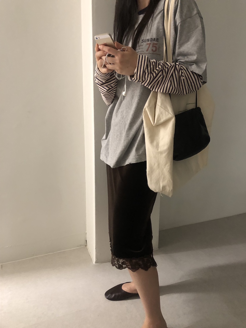 NOPROBLEM東大門直郵女士新款熱賣真品半身裙中短裙天鵝絨NOPROBLEM半身裙/中短裙