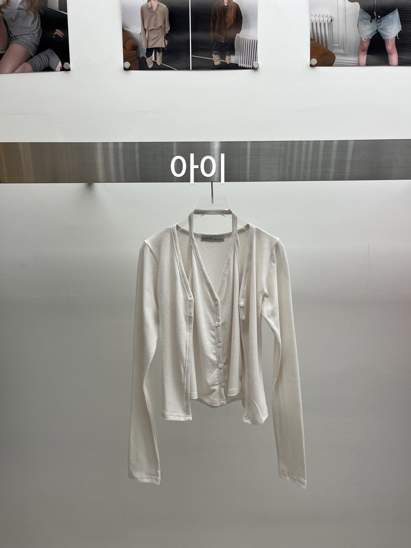 AMOOD韓國直郵女士新款熱賣推薦真品時尚人氣休閑套裝套裝AMOOD套裝圖色1
