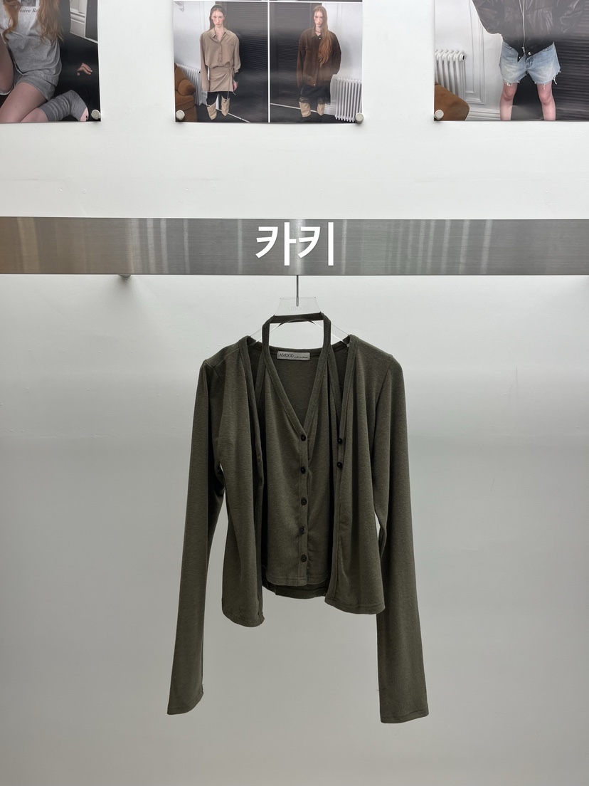 AMOOD韓國直郵女士新款熱賣推薦真品時尚人氣休閑套裝套裝AMOOD套裝圖色3