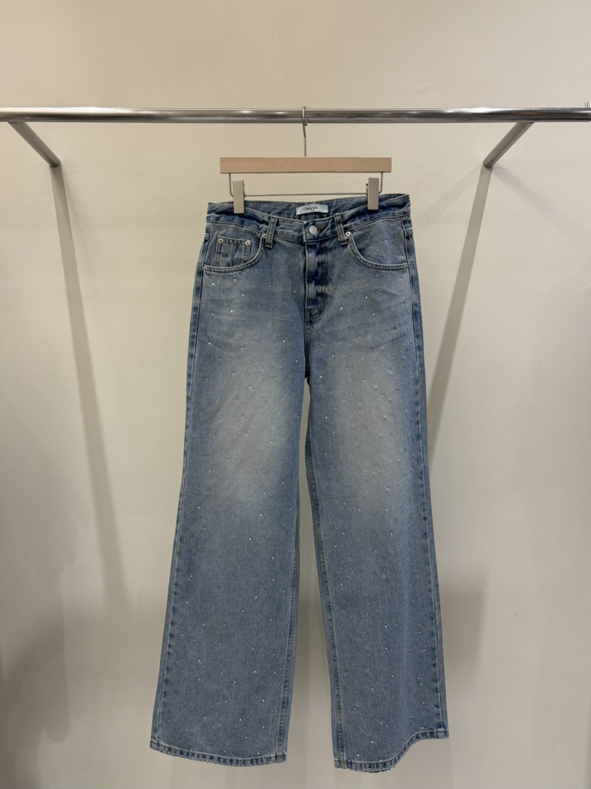 MABE東大門實拍女裝新品推薦時尚休閑人氣熱賣真品牛仔褲MABE牛仔褲圖色2