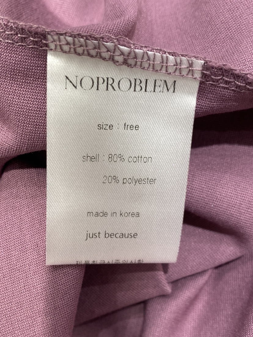 NOPROBLEM東大門代購女士新款時尚推薦真品人氣熱賣休閑T恤NOPROBLEMT恤