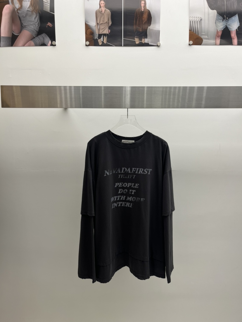 AMOOD東大門代購女士新款人氣推薦真品時尚熱賣休閑長袖T恤AMOOD長袖T恤圖色2