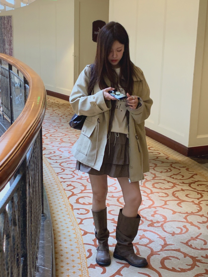 LA CREME韓國代購女士新款休閑人氣真品熱賣時尚短裙格子LA CREME短裙