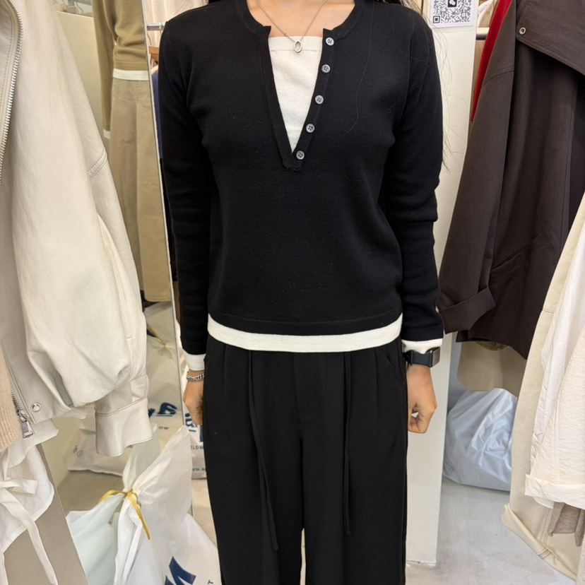 AFTERGLOW東大門實拍女士新款真品熱賣人氣推薦時尚針織衫AFTERGLOW針織衫圖色1