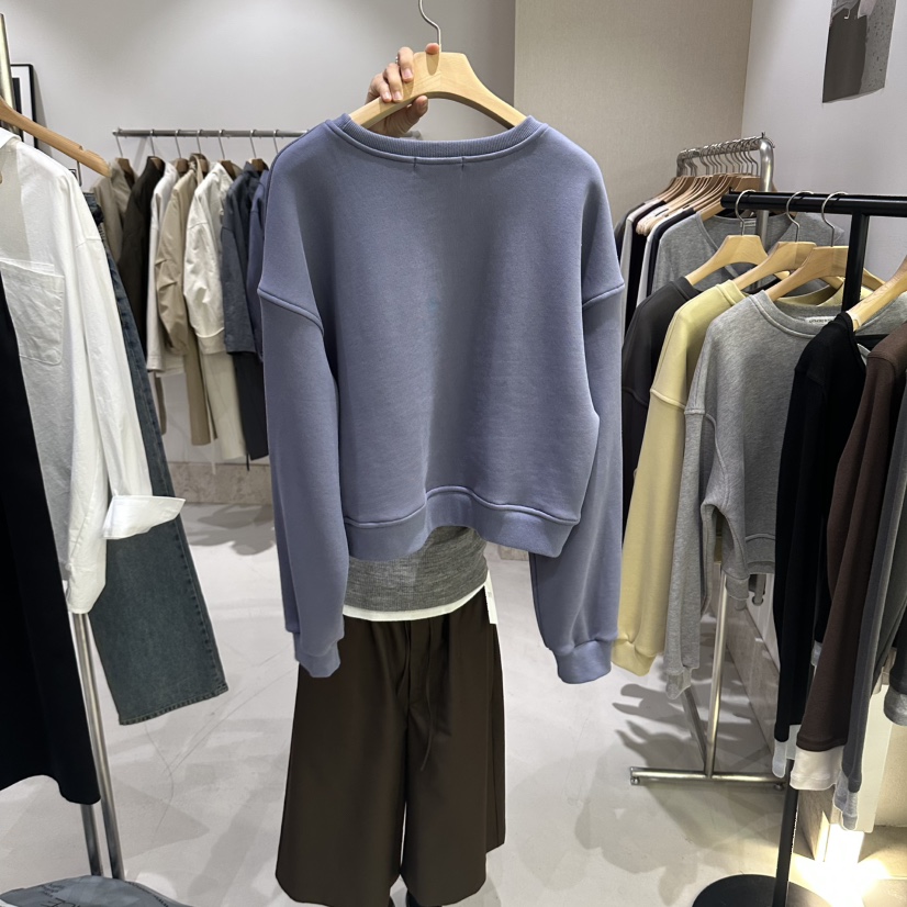 ANDMORE BUTTON韓國直郵女裝新品熱賣人氣推薦休閑時尚衛衣ANDMORE BUTTON衛衣