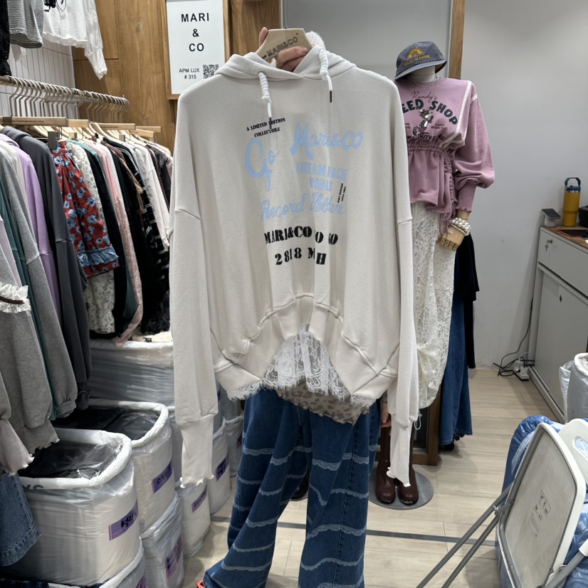 MARI CO韓國直郵女裝新品休閑推薦熱賣人氣真品時尚衛衣MARI CO衛衣圖色1