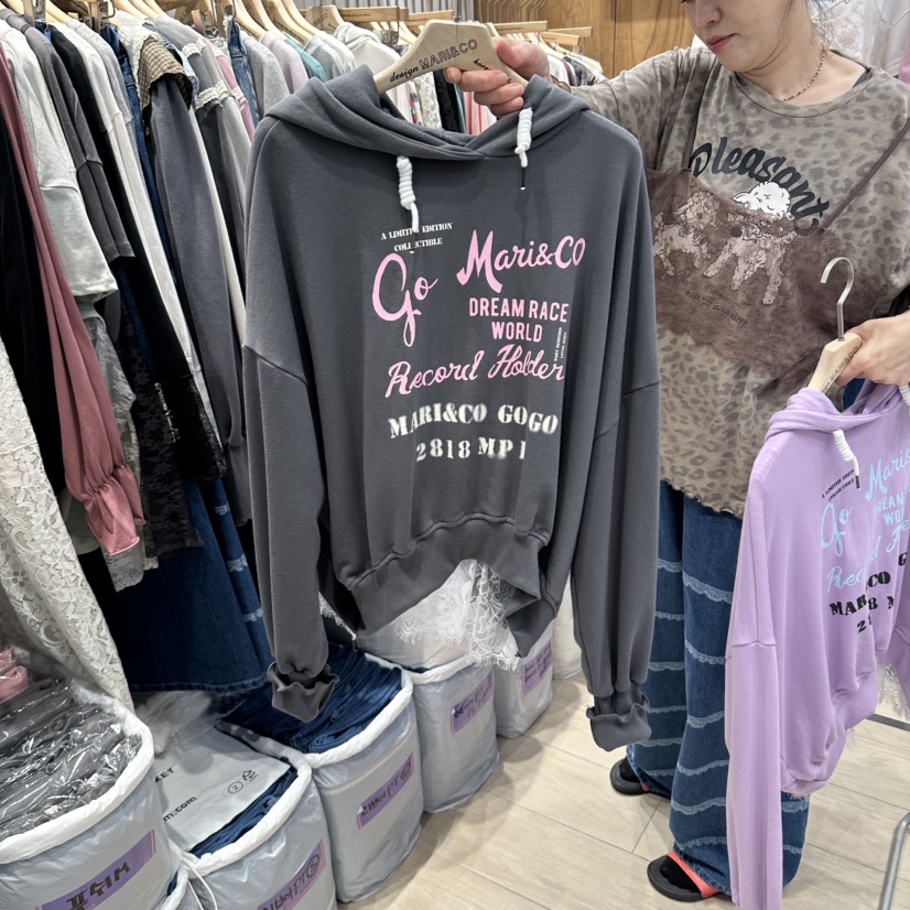 MARI CO韓國直郵女裝新品休閑推薦熱賣人氣真品時尚衛衣MARI CO衛衣圖色3