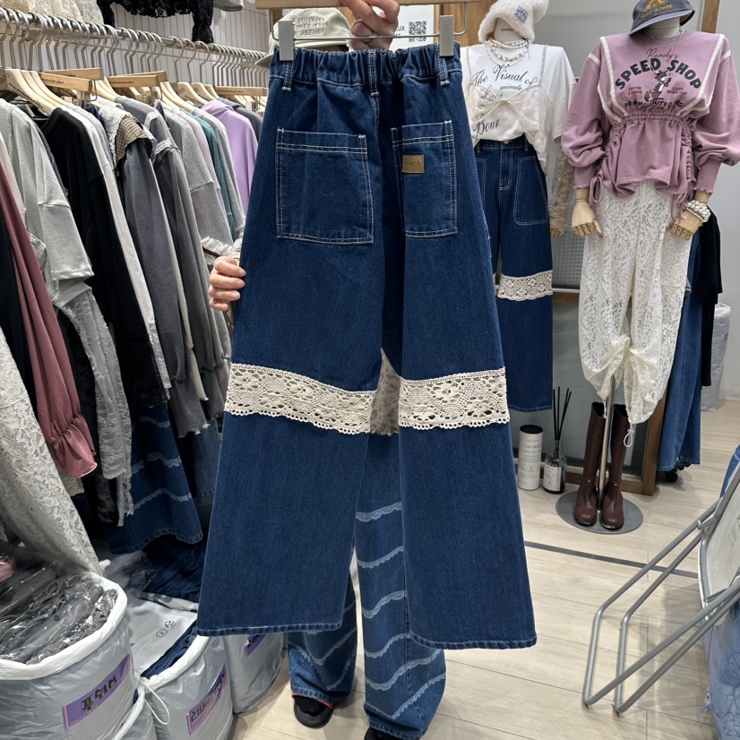 MARI CO東大門實拍女士新品熱賣推薦真品人氣時尚牛仔褲MARI CO牛仔褲