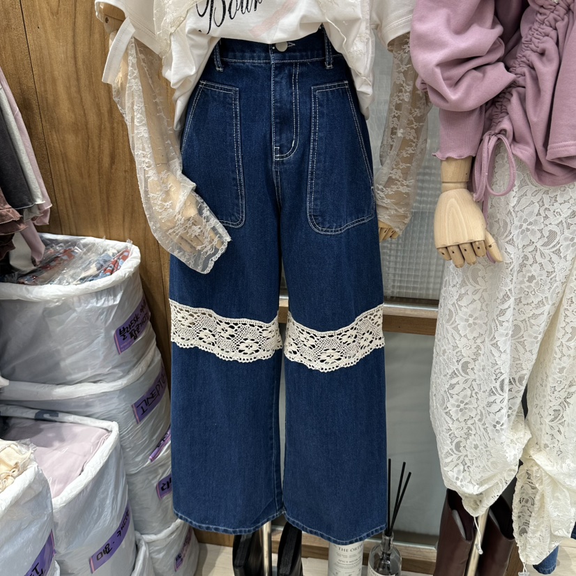 MARI CO東大門實拍女士新品熱賣推薦真品人氣時尚牛仔褲MARI CO牛仔褲圖色1
