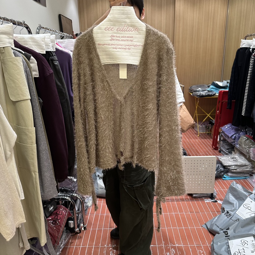 EEE韓國代購女士新品推薦時尚休閑熱賣真品人氣開衫EEE開衫圖色1
