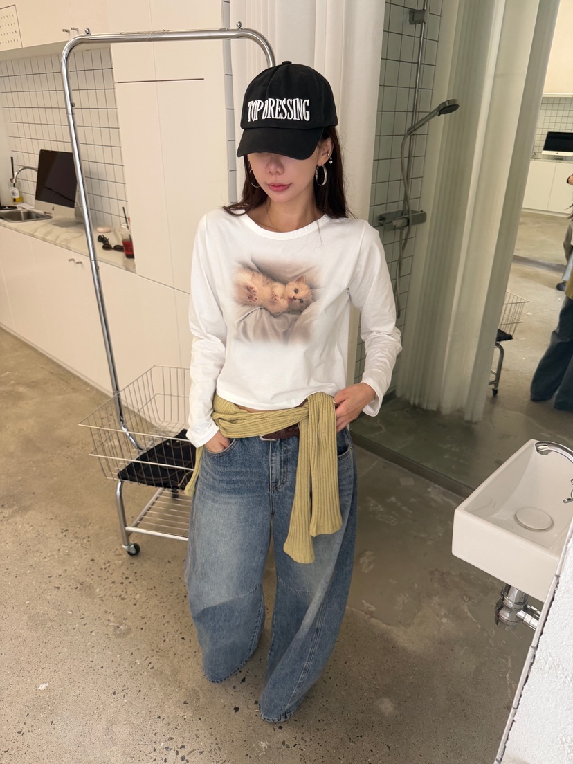 LUMIPLE韓國代購女士新品人氣時尚休閑推薦真品熱賣長袖T恤LUMIPLE長袖T恤